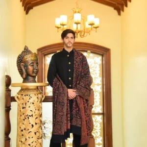 pashtush mens shawl kaani weave pashmina